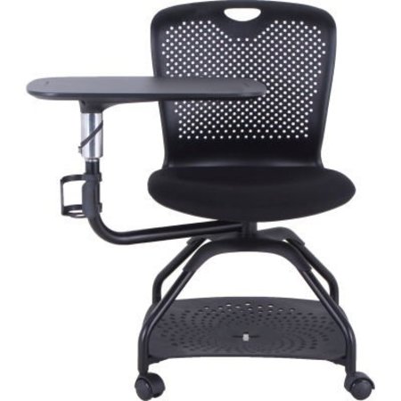 LORELL Lorell® Student Training Chair on Casters - Black LLR69585